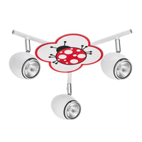 Lampada a Soffitto per Bambini Baby, Bianco, Metallo, 40x40x13,5 cm, Epikasa