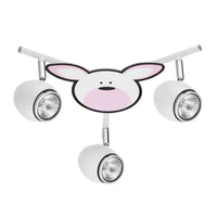 Lampada a Soffitto per Bambini Baby, Bianco, Metallo, 40x40x13,5 cm, Epikasa