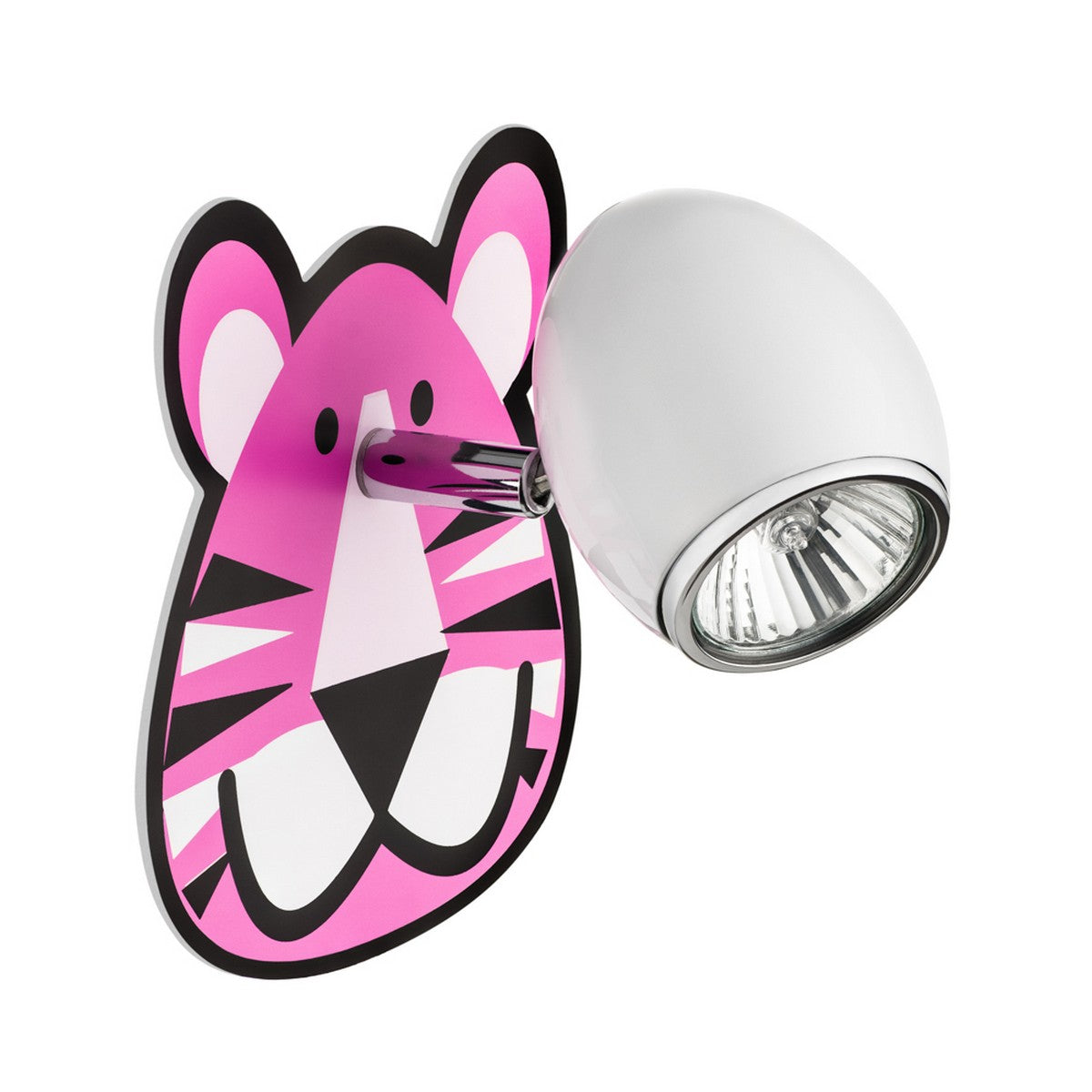 Lampada a Parete per Bambini Baby, Bianco, Metallo, 14x14x15 cm, Epikasa