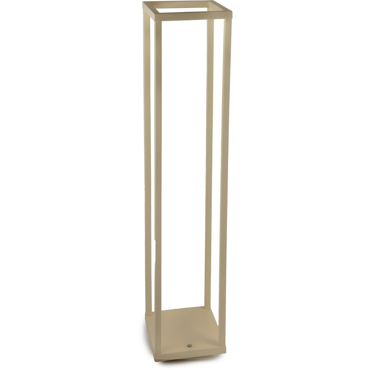 Lampada da Tavolo Ricaricabile Lea, Bianco, Metallo, 14x14x67 cm, Majestic