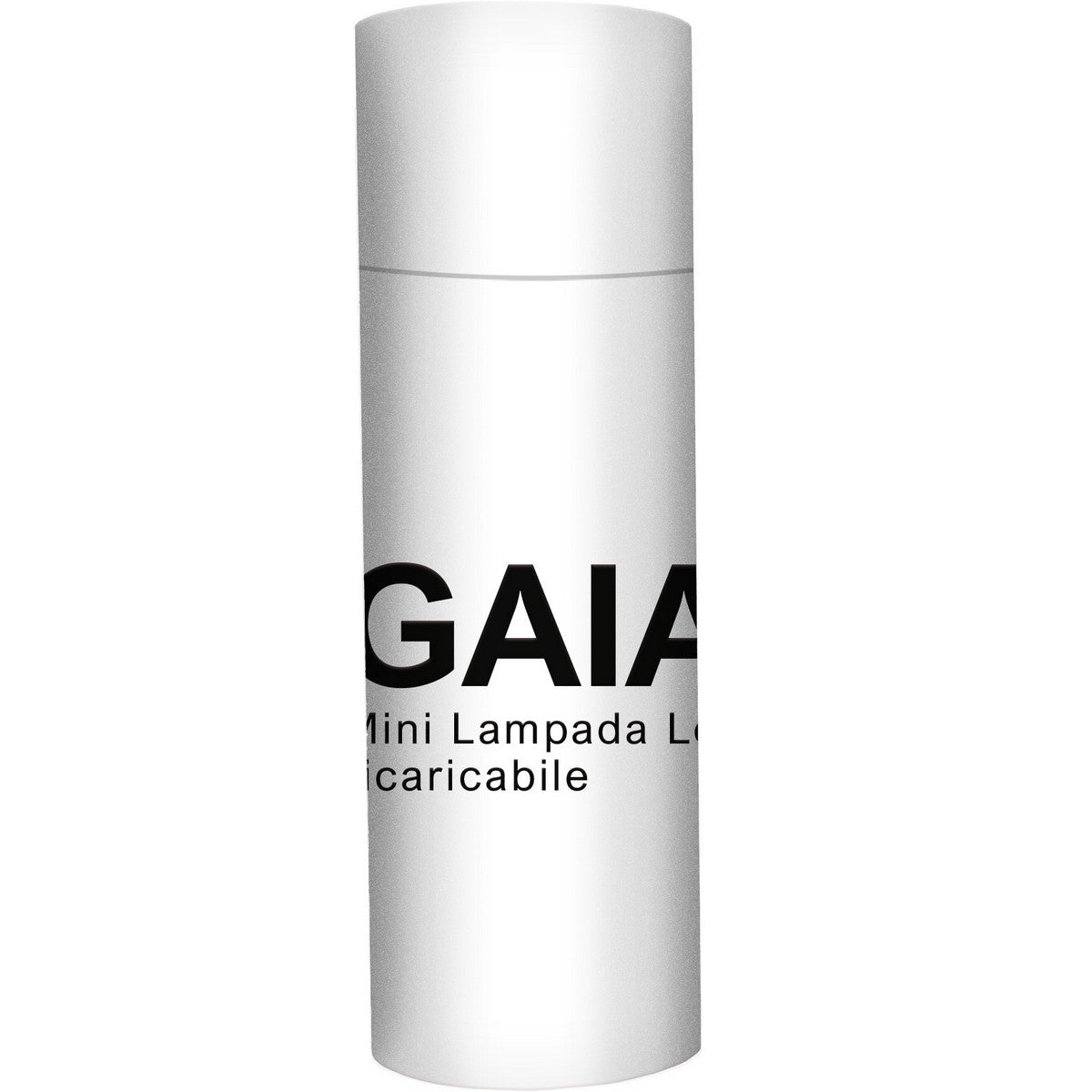 Lampada da Tavolo Ricaricabile Gaia, Nero, Metallo, 7,5x7,5x27 cm, Majestic