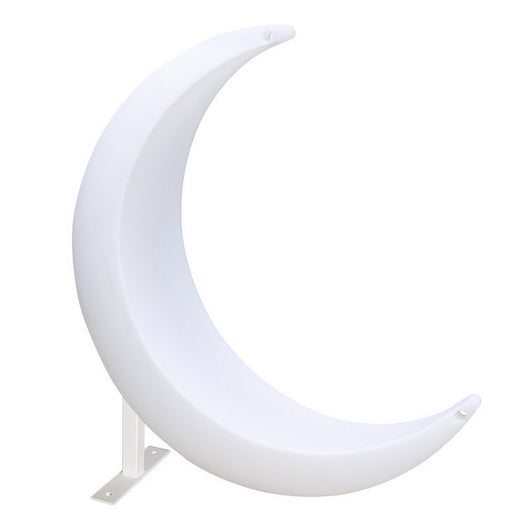 Sedia a Mezzaluna Luminosa Hammy, Bianco, Plastica, 138x40x104,5 cm, Majestic