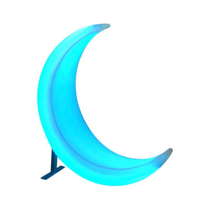 Sedia a Mezzaluna Luminosa Hammy, Bianco, Plastica, 138x40x104,5 cm, Majestic