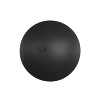 Lampada a Parete Mush, Nero, Metallo, 18x15x15 cm, Seven Design