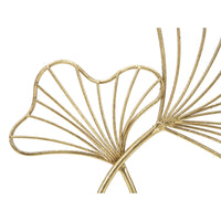Scultura Foglia 63, Oro, Metallo, 25x8,5x35 cm, Seven Design