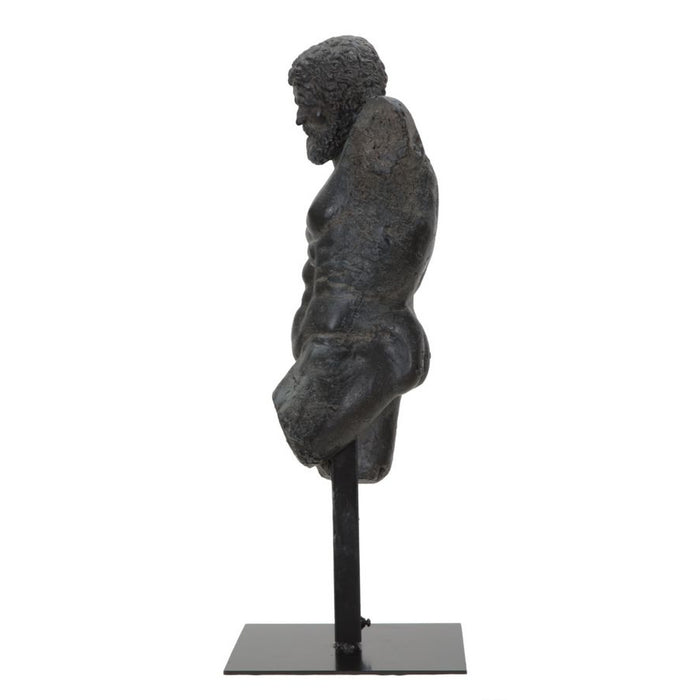Scultura Uomo 1, Nero, Poliresina, 26x22x57,5 cm, Seven Design
