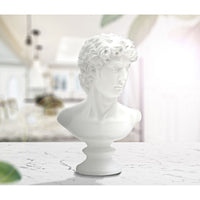 Scultura Grecia 2, Bianco, Poliresina, 21,5x14,5x34 cm, Seven Design