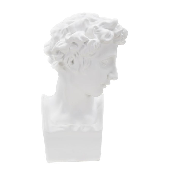 Scultura Grecia 4, Bianco, Poliresina, 20x17,5x30 cm, Seven Design
