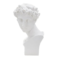 Scultura Grecia 4, Bianco, Poliresina, 20x17,5x30 cm, Seven Design