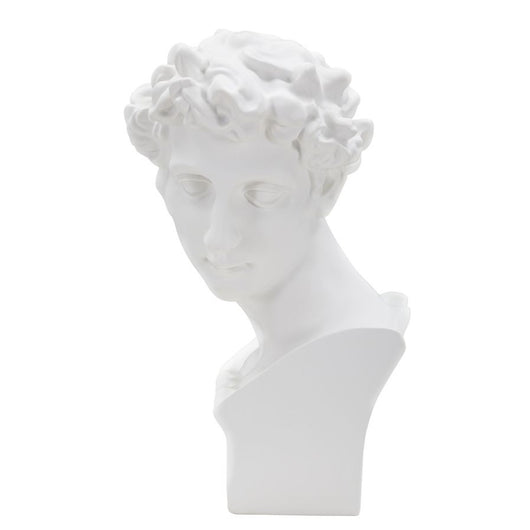 Scultura Grecia 4, Bianco, Poliresina, 20x17,5x30 cm, Seven Design