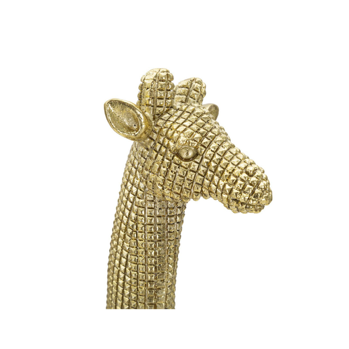 Scultura Giraffa 1, Oro, Poliresina, 19,8x8x40 cm, Seven Design