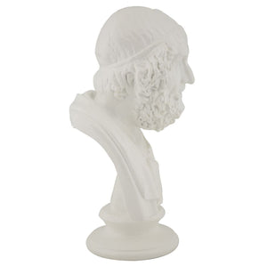 Scultura Grecia 5, Bianco, Poliresina, 12,9x12,5x25 cm, Seven Design