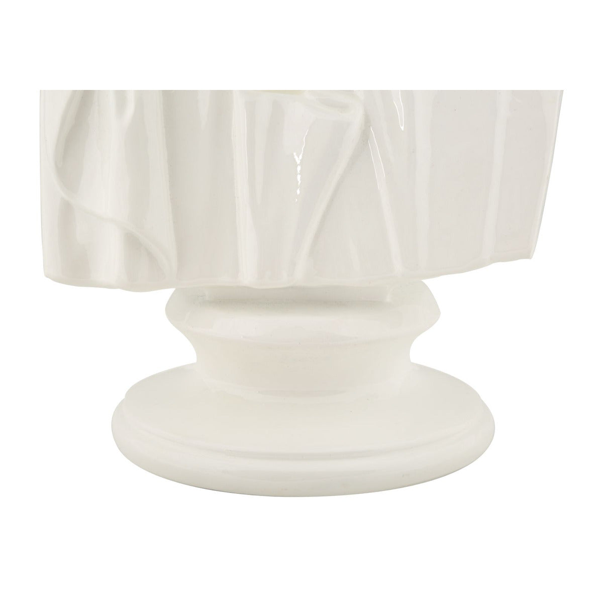 Scultura Grecia 5, Bianco, Poliresina, 12,9x12,5x25 cm, Seven Design