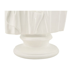 Scultura Grecia 5, Bianco, Poliresina, 12,9x12,5x25 cm, Seven Design
