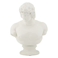Scultura Grecia 6, Bianco, Poliresina, 18,2x12,8x25 cm, Seven Design