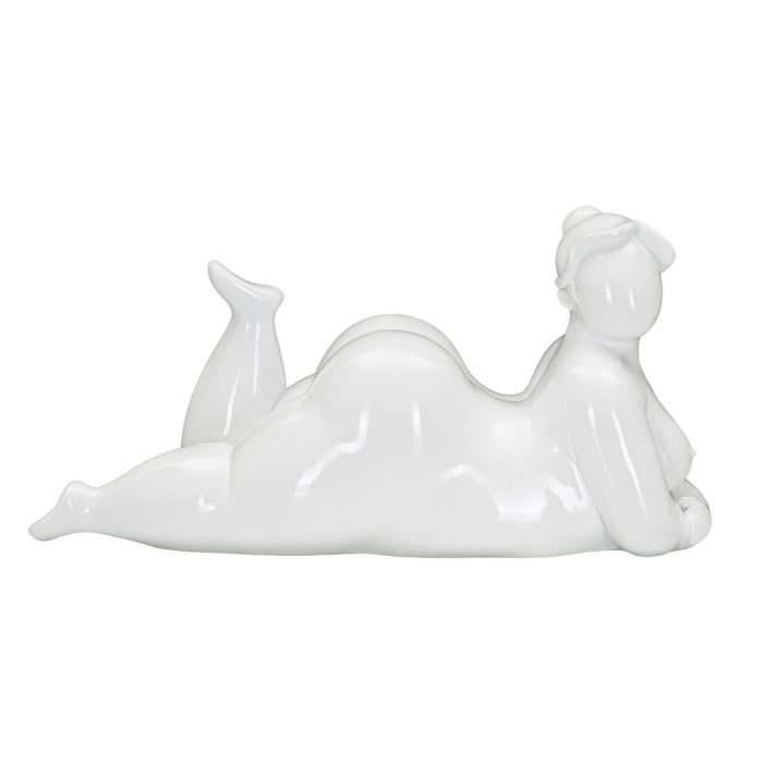Scultura MF377, Bianco, Poliresina, 32x16x16 cm, Seven Design