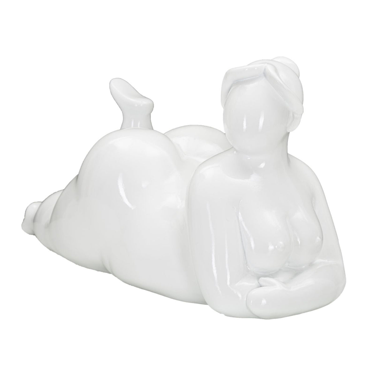 Scultura MF377, Bianco, Poliresina, 32x16x16 cm, Seven Design