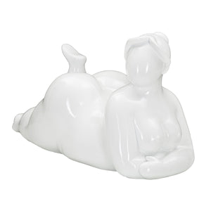 Scultura MF377, Bianco, Poliresina, 32x16x16 cm, Seven Design