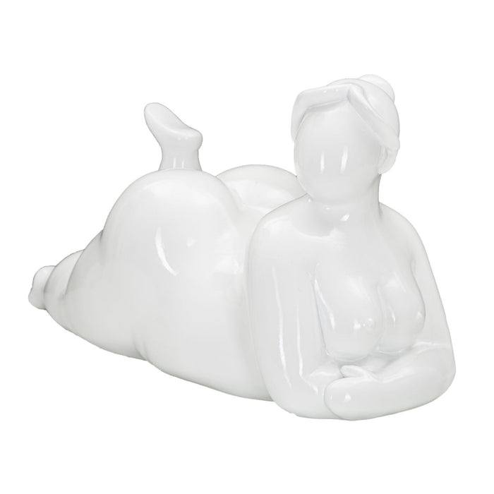 Scultura MF377, Bianco, Poliresina, 32x16x16 cm, Seven Design