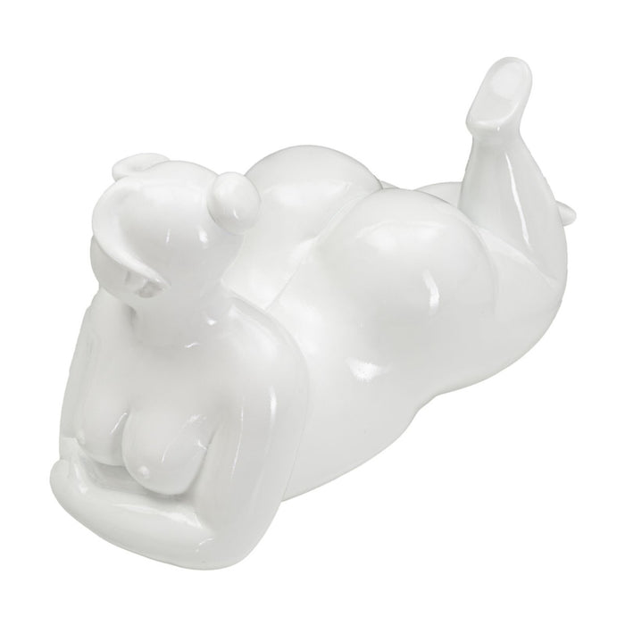 Scultura MF377, Bianco, Poliresina, 32x16x16 cm, Seven Design