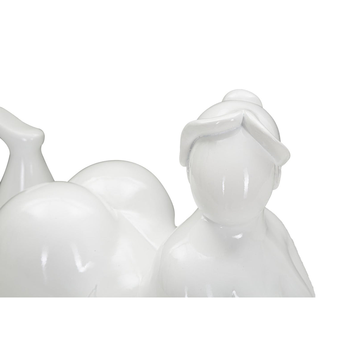 Scultura MF377, Bianco, Poliresina, 32x16x16 cm, Seven Design