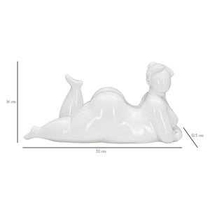 Scultura MF377, Bianco, Poliresina, 32x16x16 cm, Seven Design