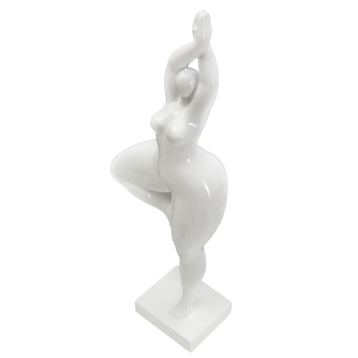 Scultura MF374, Bianco, Poliresina, 16x9x45,8 cm, Seven Design