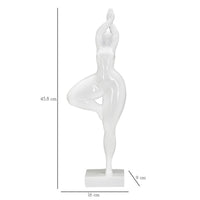 Scultura MF374, Bianco, Poliresina, 16x9x45,8 cm, Seven Design