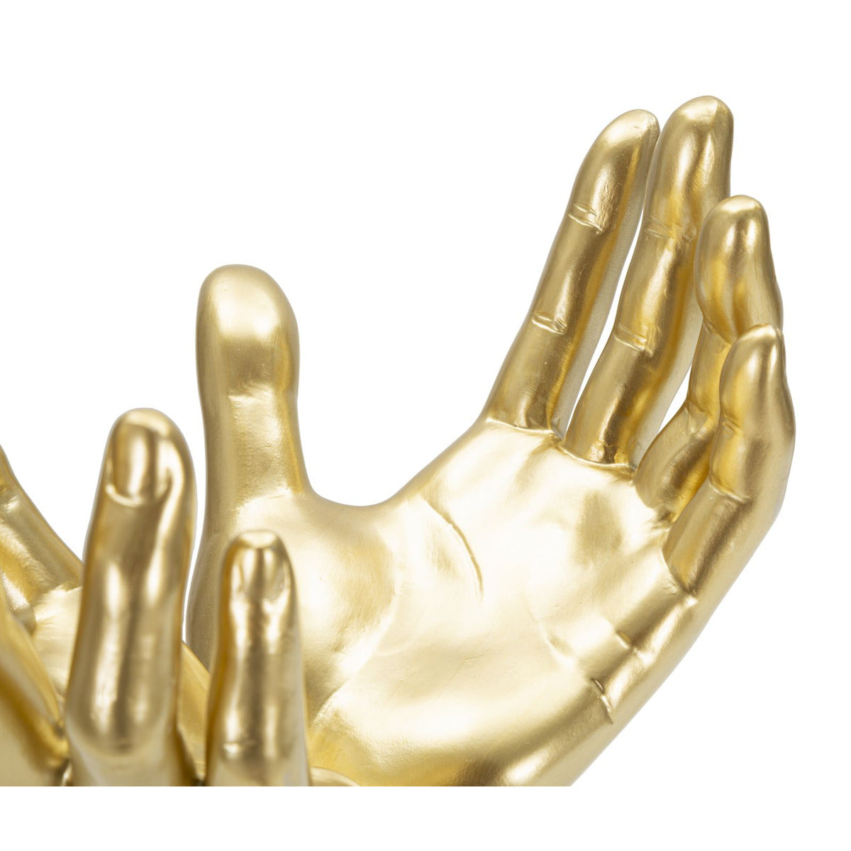 Scultura Mani 3, Oro, Poliresina, 25x15x24 cm, Seven Design