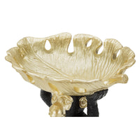 Vassoio Scimmia 9, Nero, Poliresina, 25,2x21x24 cm, Seven Design