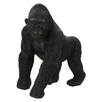 Scultura Gorilla 2, Nero, Poliresina, 35x21,5x37,5 cm, Seven Design
