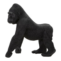 Scultura Gorilla 2, Nero, Poliresina, 35x21,5x37,5 cm, Seven Design