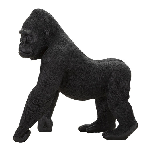 Scultura Gorilla 2, Nero, Poliresina, 35x21,5x37,5 cm, Seven Design
