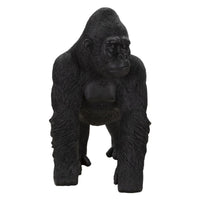 Scultura Gorilla 2, Nero, Poliresina, 35x21,5x37,5 cm, Seven Design
