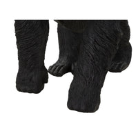 Scultura Gorilla 2, Nero, Poliresina, 35x21,5x37,5 cm, Seven Design