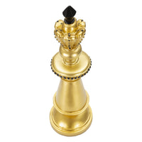 Scultura Scacchi 11, Oro, Poliresina, 11x11x32,5 cm, Seven Design