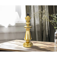 Scultura Scacchi 11, Oro, Poliresina, 11x11x32,5 cm, Seven Design