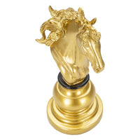 Scultura Scacchi 13, Oro, Poliresina, 14x11x27 cm, Seven Design