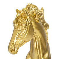 Scultura Scacchi 13, Oro, Poliresina, 14x11x27 cm, Seven Design