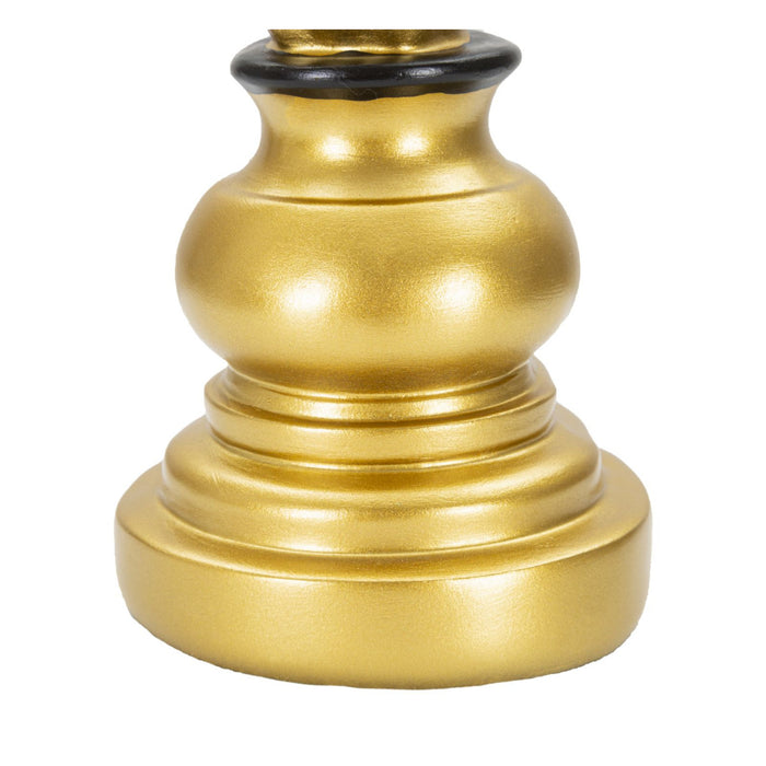 Scultura Scacchi 13, Oro, Poliresina, 14x11x27 cm, Seven Design
