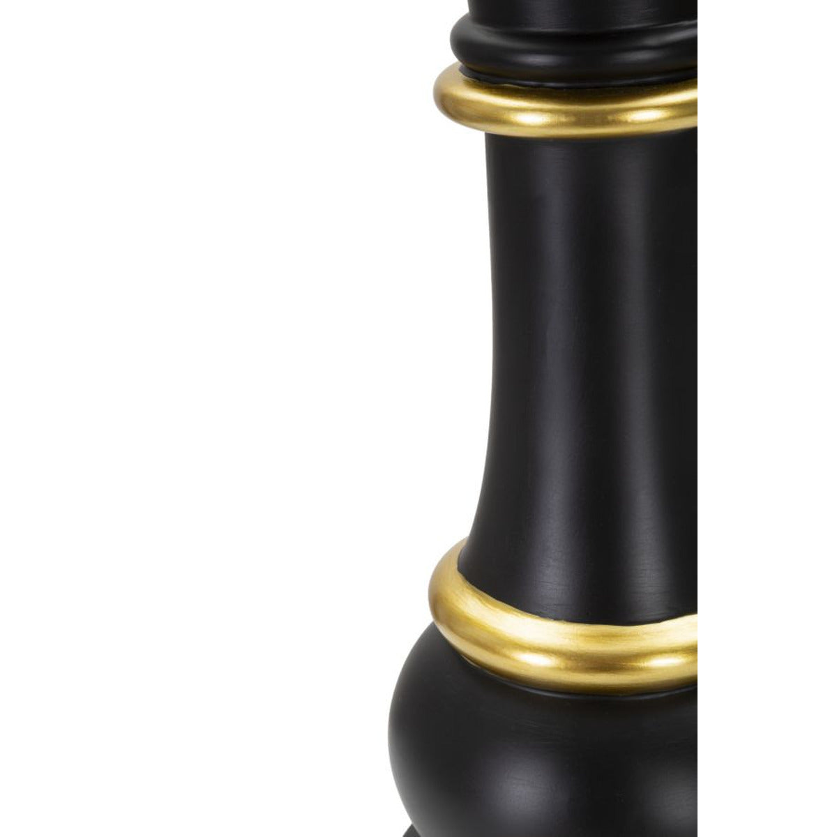 Scultura Scacchi 3, Nero, Poliresina, 15x15x50 cm, Seven Design