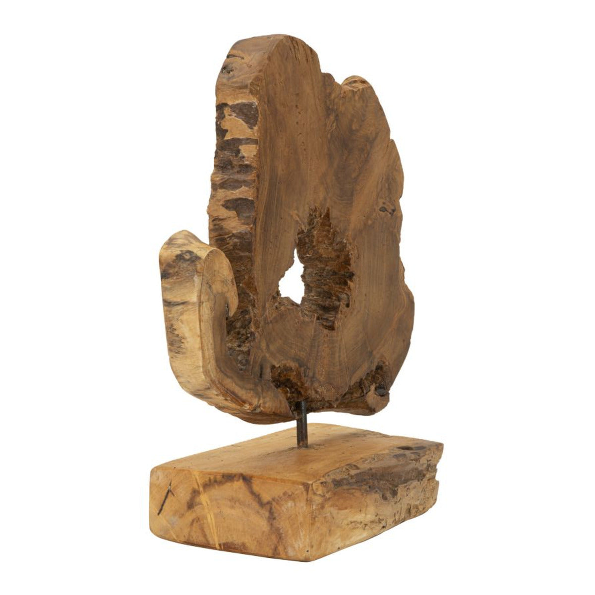 Scultura Radice 3, Marrone, Legno, 31x13x35 cm, Seven Design