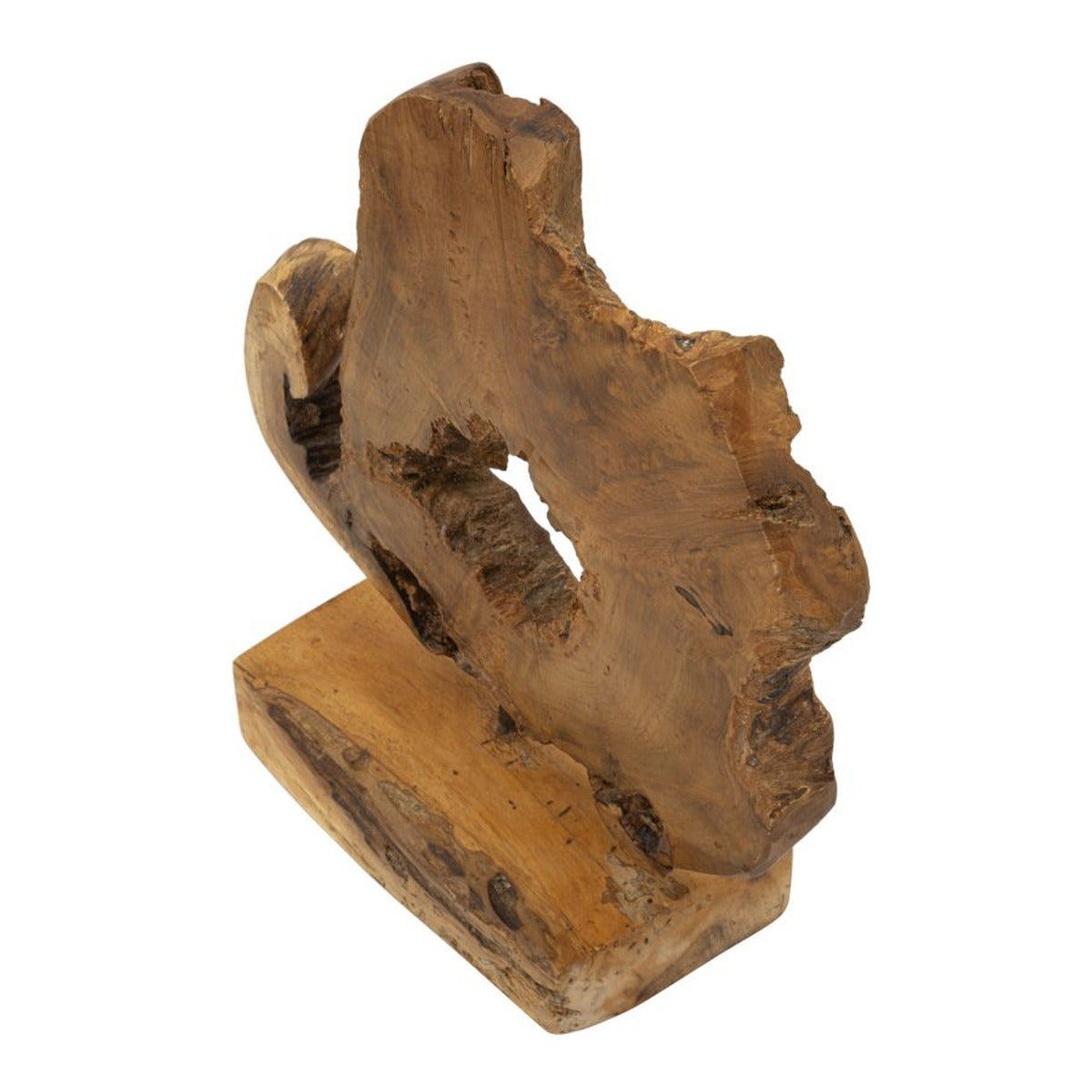 Scultura Radice 3, Marrone, Legno, 31x13x35 cm, Seven Design