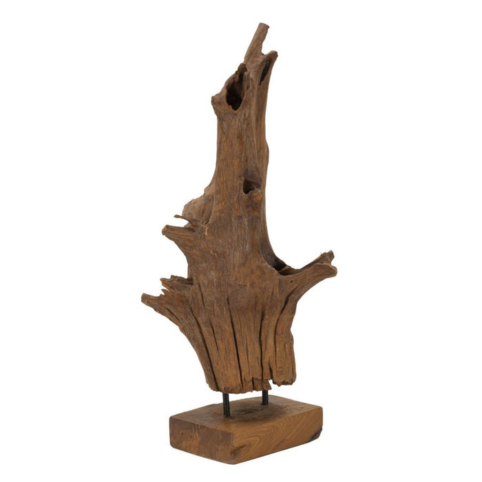 Scultura Radice 2, Marrone, Legno, 23x27x64 cm, Seven Design
