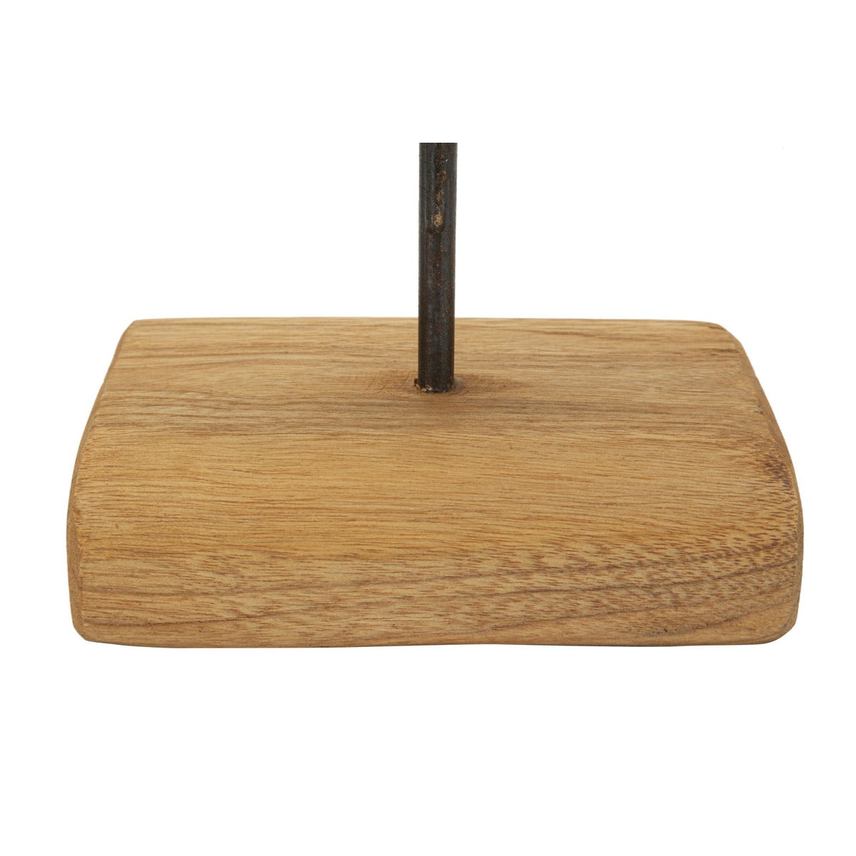 Scultura Cerchi 37, Marrone, Legno, 28x10x38 cm, Seven Design