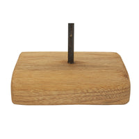 Scultura Cerchi 37, Marrone, Legno, 28x10x38 cm, Seven Design