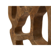Scultura Radice 5, Marrone, Legno, 25x10x38 cm, Seven Design