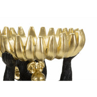 Vassoio Scimmia 10, Nero, Poliresina, 23x23x31,5 cm, Seven Design