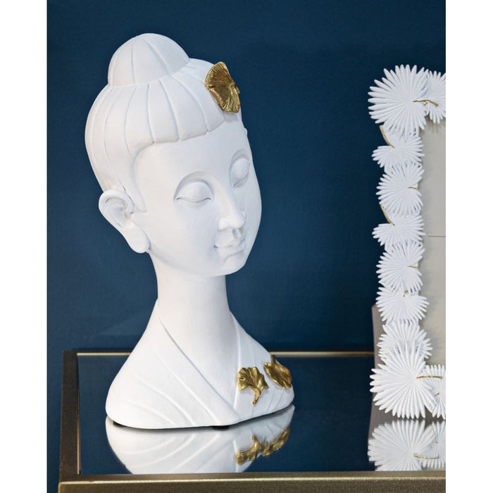 Scultura MF373, Bianco, Poliresina, 21,5x16x35 cm, Seven Design