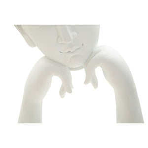 Scultura MF372, Bianco, Poliresina, 21,5x13x36 cm, Seven Design